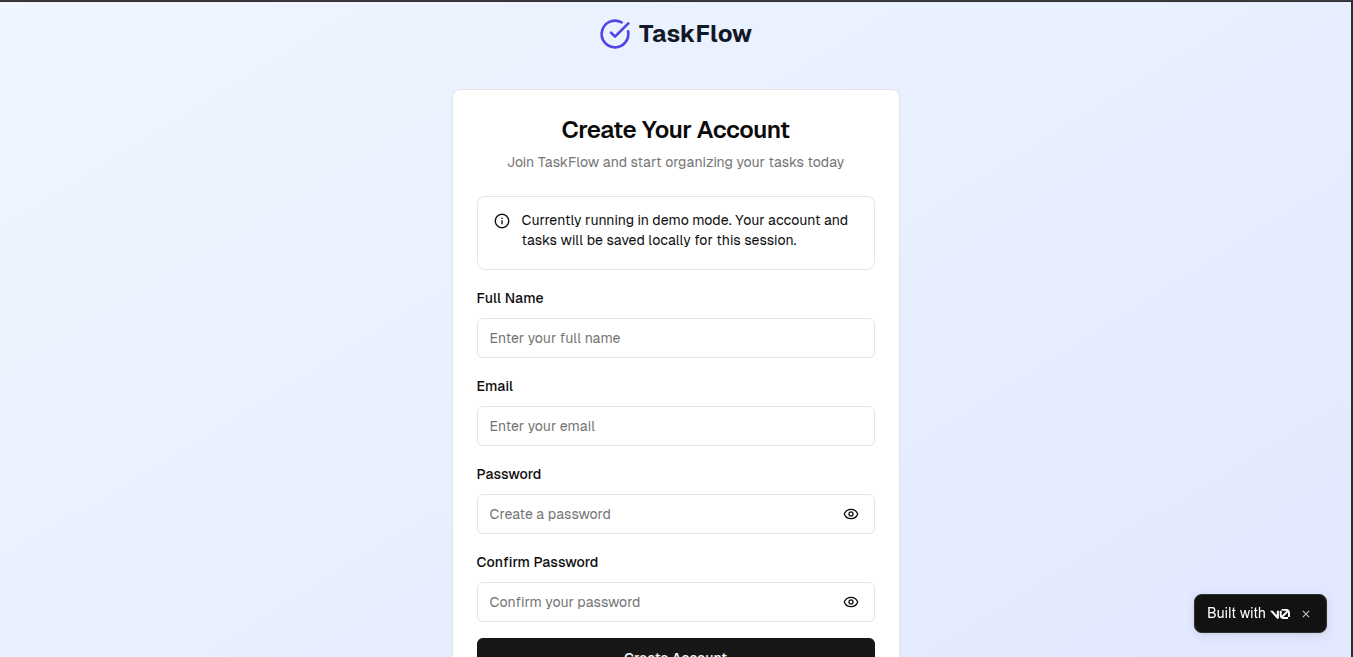 TaskFlow Web App